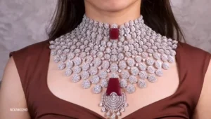 Natural Ruby & Diamond Choker